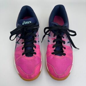Asics Gel-Upcourt B450N Sneakers Womens US 9.5 W11 Pink  Blue Athletic Shoes